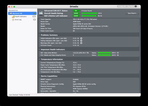 macbook ssd health check